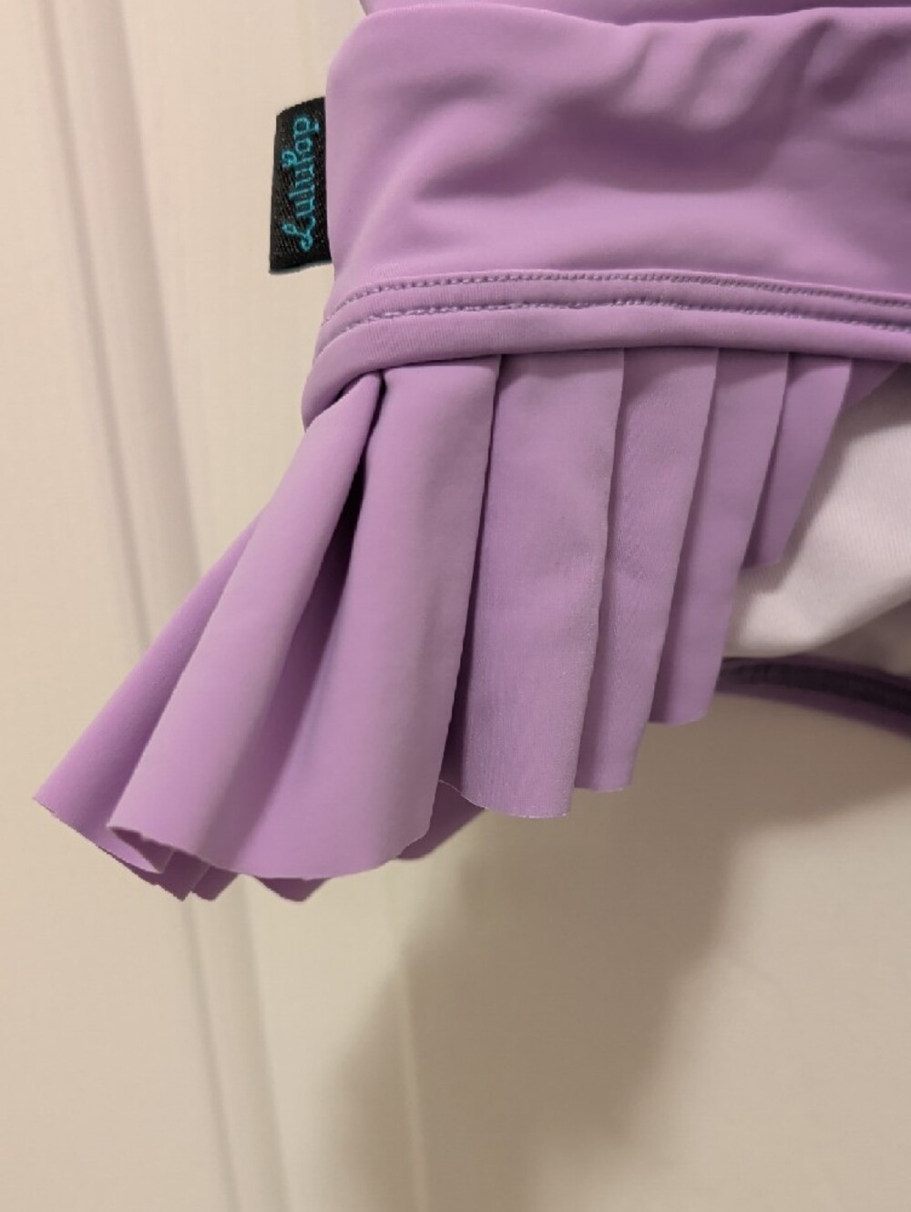Lulupop Lilac and White Pole Fitness Outfit - Picture 12 of 16